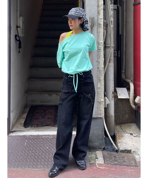 ブロークンダメージデニムパンツ（デニムパンツ）｜Oriens JOURNAL 