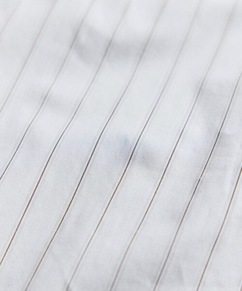 RED KAP（レッドキャップ）の「RED KAP/レッドキャップ 別注 ブロード レジメントストライプ クロップド丈 ワークシャツ（シャツ/ブラウス・メンズ・グレー/サックスブルー/ブラック・MEDIUM/LARGE）」の16枚目の写真