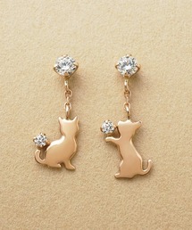 TAKE-UP | K10 おねだりネコ スイングピアス(ピアス(両耳用))