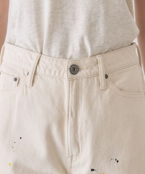 AMERICAN HOLIC（アメリカンホリック）の「ルーズストレートペイントデニム（デニムパンツ・レディース・インディゴブルー/ライトインディゴブルー/ホワイト・M/S/L）」の10枚目の写真