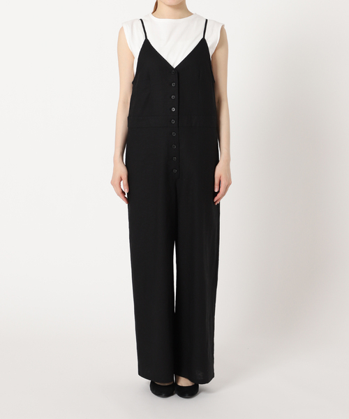 JOURNAL STANDARD relume（ジャーナルスタンダード　レリューム）の「《WEB限定追加/2枚セット》手洗い可 / タンクトップ付きキャミサロペット（サロペット/オーバーオール・レディース・ブルー/ブラック・FREE）」の15枚目の写真