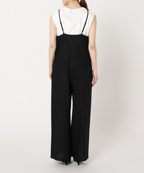 JOURNAL STANDARD relume（ジャーナルスタンダード　レリューム）の「《WEB限定追加/2枚セット》手洗い可 / タンクトップ付きキャミサロペット（サロペット/オーバーオール・レディース・ブルー/ブラック・FREE）」の17枚目の写真