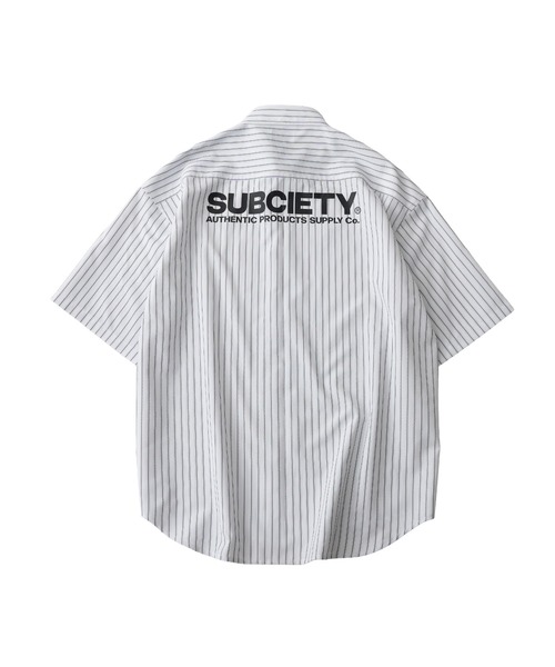 Subciety(サブサエティ)の「Stripe shirt(シャツ/ブラウス・メンズ・ブルー/イエロー/ブラック/ホワイト・SMALL/X-LARGE/LARGE/MEDIUM)」の19枚目の写真