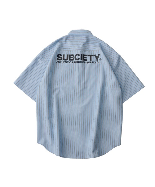 Subciety(サブサエティ)の「Stripe shirt(シャツ/ブラウス・メンズ・ブルー/イエロー/ブラック/ホワイト・SMALL/X-LARGE/LARGE/MEDIUM)」の22枚目の写真