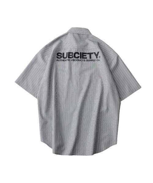 Subciety(サブサエティ)の「Stripe shirt(シャツ/ブラウス・メンズ・ブルー/イエロー/ブラック/ホワイト・SMALL/X-LARGE/LARGE/MEDIUM)」の21枚目の写真