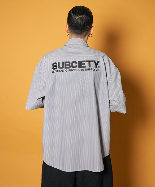 Subciety(サブサエティ)の「Stripe shirt(シャツ/ブラウス・メンズ・ブルー/イエロー/ブラック/ホワイト・SMALL/X-LARGE/LARGE/MEDIUM)」の8枚目の写真