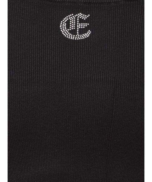 EVRIS（エヴリス）の「【着用動画あり！】ワンポイントビジューチェーンサマーニットトップス（ニット/セーター・レディース・ピンク/ブラック/ホワイト・FREE）」の20枚目の写真