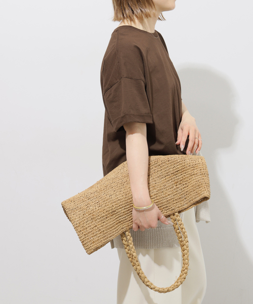JOURNAL STANDARD relume(ジャーナルスタンダード レリューム)の「《追加》刺繍ロゴハーフスリーブT(Tシャツ/カットソー・レディース・グレー/ブラウン/ホワイト・FREE)」の13枚目の写真