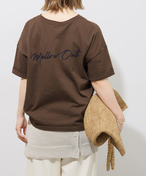 JOURNAL STANDARD relume(ジャーナルスタンダード レリューム)の「《追加》刺繍ロゴハーフスリーブT(Tシャツ/カットソー・レディース・グレー/ブラウン/ホワイト・FREE)」の14枚目の写真