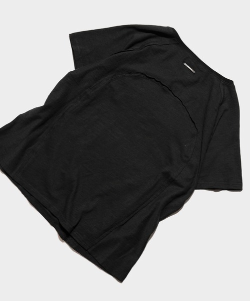 Camphor wood(カンファーウッド)の「RAGLAN SEAM SLUB JUST TEE / ラグランシームスラブTシャツ(Tシャツ/カットソー・メンズ・ブラック/ホワイト・LARGE/MEDIUM/SMALL)」の8枚目の写真