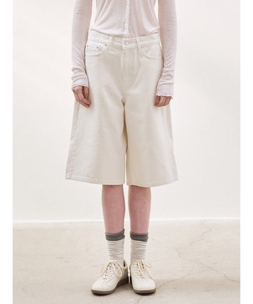 le(ル)の「cotton half pants (ivory)(その他パンツ・レディース・その他・SMALL/MEDIUM/LARGE)」の1枚目の写真