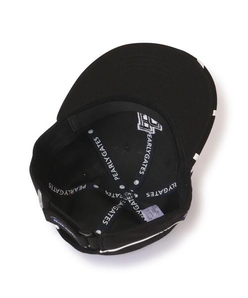 PEARLY GATES(パーリーゲイツ)の「【PEARLY GATES】ボーダー柄フラットブリムCAP(キャップ・レディース・ホワイト系その他/ダークインディゴブルー・FREE)」の13枚目の写真