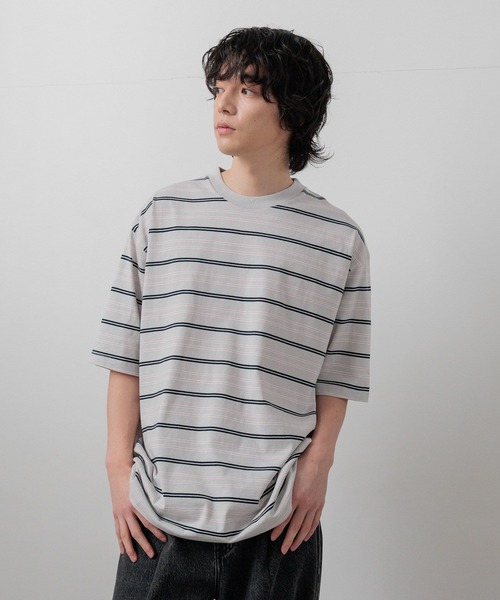 LOWRYS FARM（ローリーズファーム）の「【LFM(U)】CREWNECKBDTSS/P　668384（Tシャツ/カットソー・メンズ・グリーン/ブラウン/グレー・LARGE/MEDIUM）」の19枚目の写真