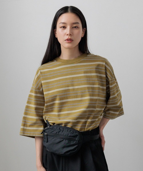 LOWRYS FARM（ローリーズファーム）の「【LFM(U)】CREWNECKBDTSS/P　668384（Tシャツ/カットソー・メンズ・グリーン/ブラウン/グレー・LARGE/MEDIUM）」の15枚目の写真