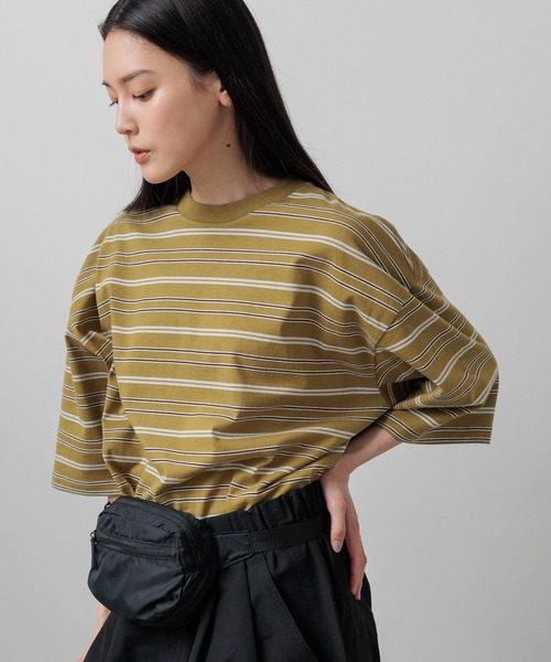 LOWRYS FARM（ローリーズファーム）の「【LFM(U)】CREWNECKBDTSS/P　668384（Tシャツ/カットソー・メンズ・グリーン/ブラウン/グレー・LARGE/MEDIUM）」の14枚目の写真