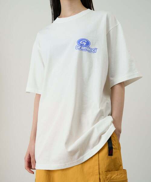 Gramicci(グラミチ)の「'82 TEE / 82年代Tシャツ Gramicci グラミチ(Tシャツ/カットソー・メンズ・ブラック/ラベンダー/ホワイト・L/XL/S/XXL/M)」の1枚目の写真