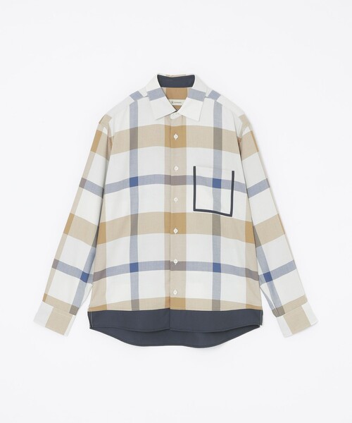 CB CRESTBRIDGE(シービークレストブリッジ)の「クレストブリッジチェックトリムシャツ(シャツ/ブラウス・レディース・ブルー系その他7/ベージュ系その他3・2/1)」の18枚目の写真