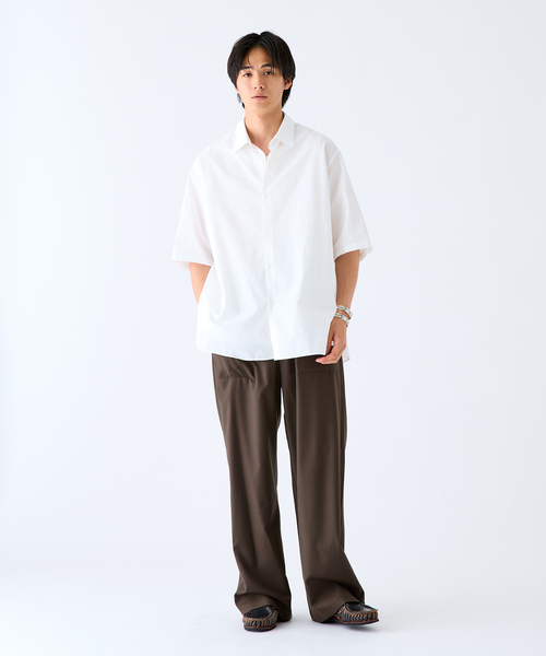 Ets.MATERIAUX(マテリオ)の「ETS.MATERIAUX(マテリオ) フレンチ ワークシャツ(シャツ/ブラウス・メンズ・ホワイト/ブルー系その他/ラベンダー/サックスブルー・2/3)」の11枚目の写真