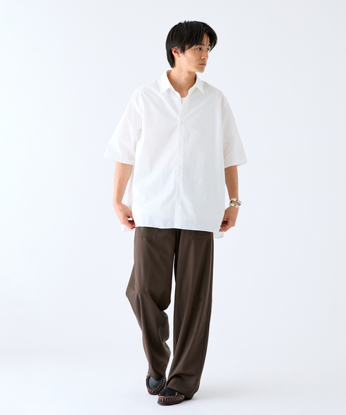 Ets.MATERIAUX(マテリオ)の「ETS.MATERIAUX(マテリオ) フレンチ ワークシャツ(シャツ/ブラウス・メンズ・ホワイト/ブルー系その他/ラベンダー/サックスブルー・2/3)」の12枚目の写真