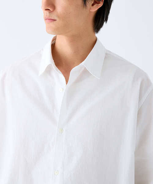 Ets.MATERIAUX(マテリオ)の「ETS.MATERIAUX(マテリオ) フレンチ ワークシャツ(シャツ/ブラウス・メンズ・ホワイト/ブルー系その他/ラベンダー/サックスブルー・2/3)」の16枚目の写真