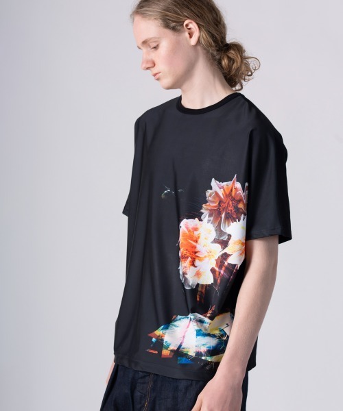 rehacer（レアセル）の「rehacer : × everglouu Contrast Dolman Cutsew / エバーグロー コントラストドルマンカットソー（Tシャツ/カットソー・メンズ・ブラック・SMALL/MEDIUM/LARGE/X-LARGE）」の6枚目の写真