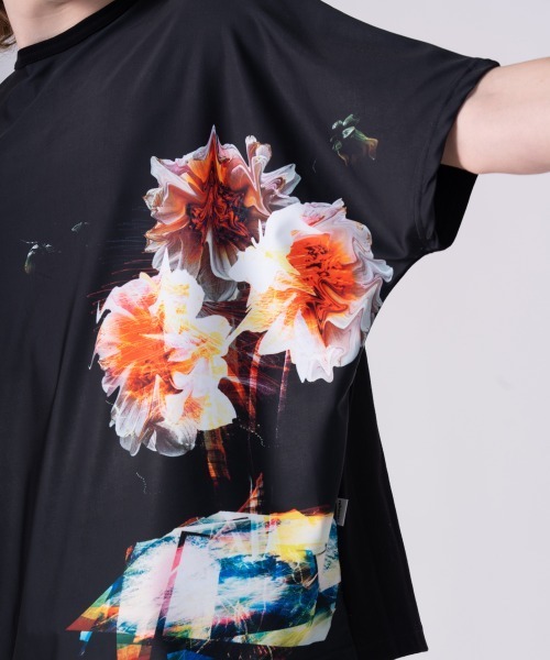 rehacer（レアセル）の「rehacer : × everglouu Contrast Dolman Cutsew / エバーグロー コントラストドルマンカットソー（Tシャツ/カットソー・メンズ・ブラック・SMALL/MEDIUM/LARGE/X-LARGE）」の8枚目の写真