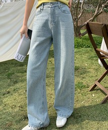 ビジューデニムパンツ