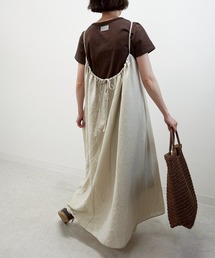 gossara（ゴサラ）の「ドロストキャミロングワンピース（ワンピース）」