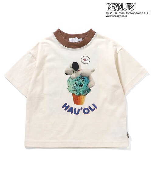 PEANUTS(ピーナッツ)の「PEANUTS フォトアートTシャツ(Tシャツ/カットソー・キッズ・サックスブルー/チャコール/オフホワイト・90/80/140/130/120/110/100)」の21枚目の写真
