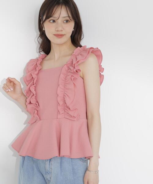 PROPORTION BODY DRESSING(プロポーションボディドレッシング)の「フリルブラウス / 1216110500(シャツ/ブラウス・レディース・ブラック/ピンク/ホワイト・FREE)」の16枚目の写真