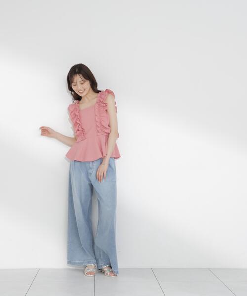 PROPORTION BODY DRESSING(プロポーションボディドレッシング)の「フリルブラウス / 1216110500(シャツ/ブラウス・レディース・ブラック/ピンク/ホワイト・FREE)」の19枚目の写真