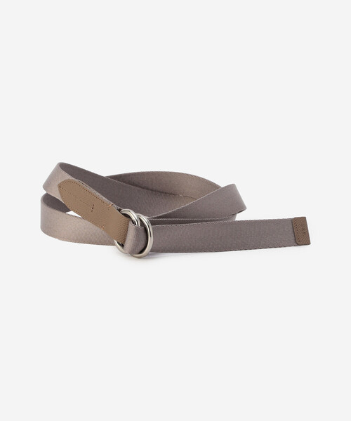 Bshop(ビショップ)の「ERP.|〈別注〉HANDCRAFT DOUBLE RING BELT. UNISEX(ベルト・レディース・オレンジ/ブラウン/ブラック/グレー系その他・F)」の2枚目の写真