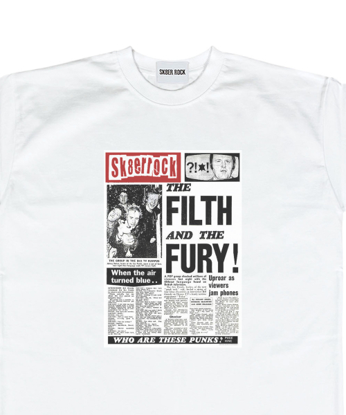 SK8ER ROCK(スケーターロック)の「Ink Riot T-Shirt ((white))(Tシャツ/カットソー・レディース・その他・SMALL/MEDIUM/LARGE)」の3枚目の写真