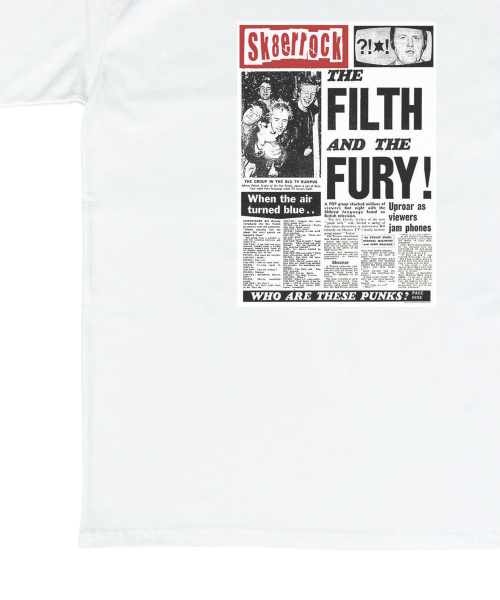 SK8ER ROCK(スケーターロック)の「Ink Riot T-Shirt ((white))(Tシャツ/カットソー・レディース・その他・SMALL/MEDIUM/LARGE)」の5枚目の写真