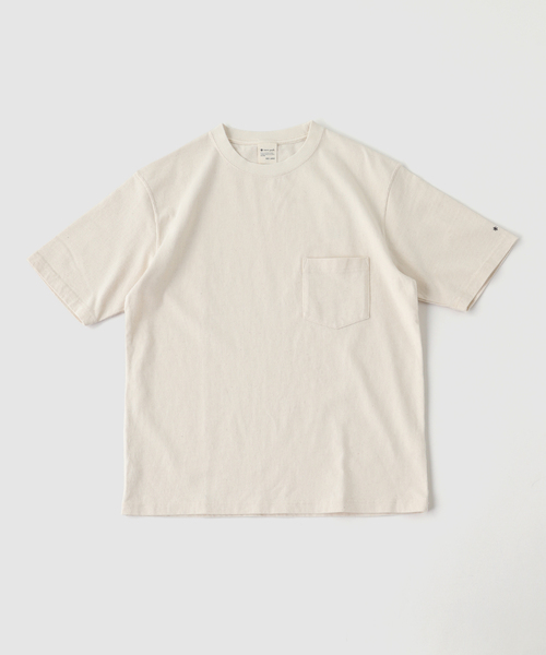 Snow Peak(スノーピーク)の「snow peak / スノーピーク Recycled Cotton T-Shirt(Tシャツ/カットソー・メンズ・ブラック/アイボリー・MEDIUM/LARGE)」の2枚目の写真