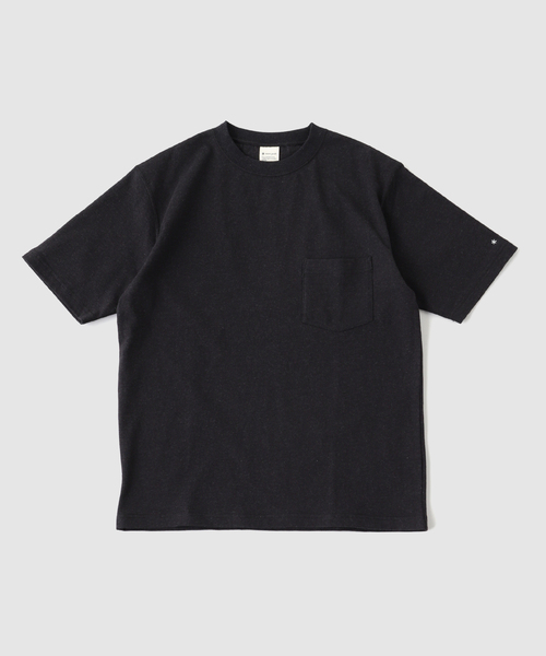 Snow Peak(スノーピーク)の「snow peak / スノーピーク Recycled Cotton T-Shirt(Tシャツ/カットソー・メンズ・ブラック/アイボリー・MEDIUM/LARGE)」の1枚目の写真