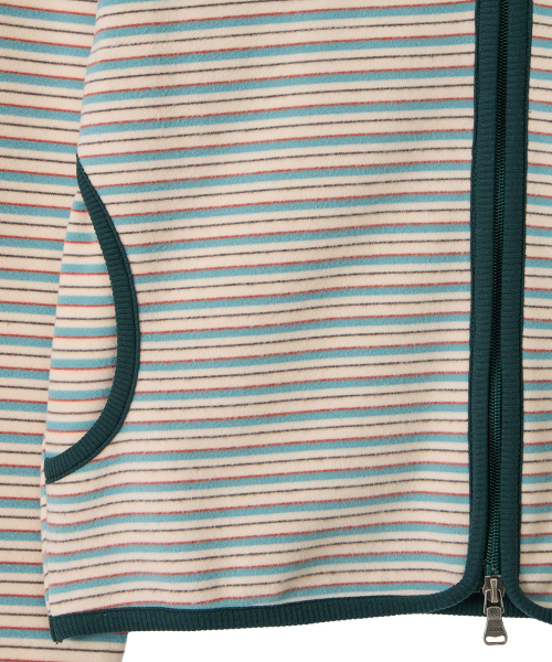 DANDEL（ダンデル）の「DD stripe trim hoodie zip-up (MINT)（パーカー・レディース・その他・OS）」の4枚目の写真