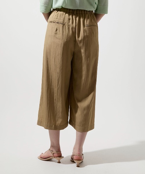 leswel(レスウェル)の「【M/L】【接触冷感】リネンライクガウチョ(その他パンツ・レディース・ブラウン/ブラック・M/L)」の19枚目の写真
