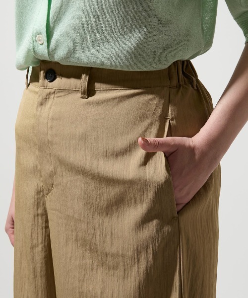leswel(レスウェル)の「【M/L】【接触冷感】リネンライクガウチョ(その他パンツ・レディース・ブラウン/ブラック・M/L)」の21枚目の写真