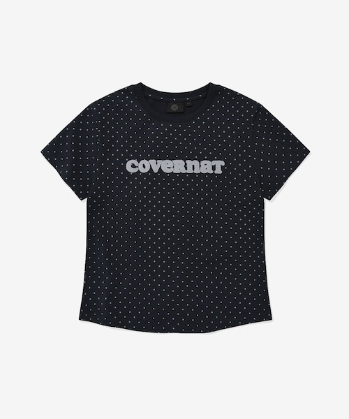 COVERNAT(カバーナット)の「WOMEN COOPERLOGO SLIMFIT T-SHIRT(Tシャツ/カットソー・レディース・ホワイト/ネイビー・MEDIUM/SMALL)」の13枚目の写真