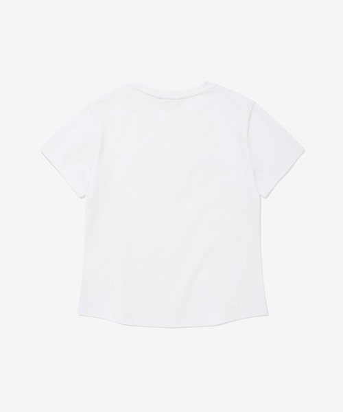 COVERNAT(カバーナット)の「WOMEN COOPERLOGO SLIMFIT T-SHIRT(Tシャツ/カットソー・レディース・ホワイト/ネイビー・MEDIUM/SMALL)」の8枚目の写真