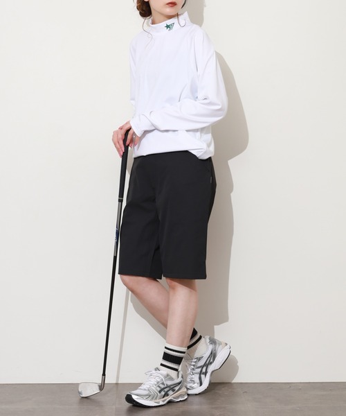 stella77golf(ステラセブンティーンセブンゴルフ)の「AC-TEX素材ハイネックゴルフ長袖(Tシャツ/カットソー・メンズ・ブラック/ホワイト・XL/XXL/M)」の11枚目の写真