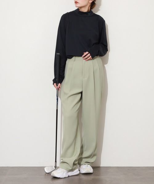 stella77golf(ステラセブンティーンセブンゴルフ)の「AC-TEX素材ハイネックゴルフ長袖(Tシャツ/カットソー・メンズ・ブラック/ホワイト・XL/XXL/M)」の20枚目の写真