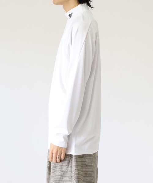 stella77golf(ステラセブンティーンセブンゴルフ)の「AC-TEX素材ハイネックゴルフ長袖(Tシャツ/カットソー・メンズ・ブラック/ホワイト・XL/XXL/M)」の22枚目の写真