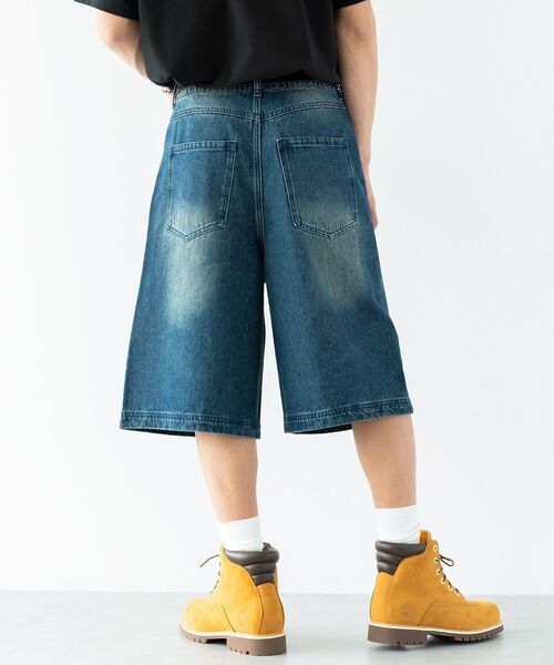 CRAFT STANDARD BOUTIQUE(クラフトスタンダードブティック)の「デニムバギーショーツ(その他パンツ・メンズ・インディゴブルー/ブラック・L/M)」の5枚目の写真