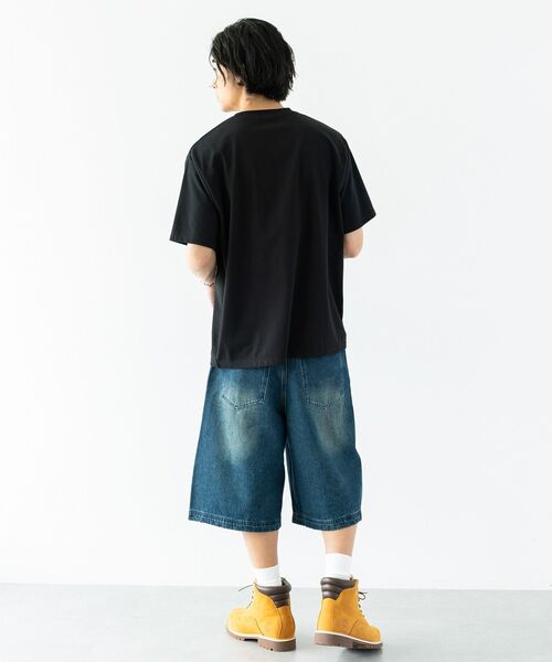 CRAFT STANDARD BOUTIQUE(クラフトスタンダードブティック)の「デニムバギーショーツ(その他パンツ・メンズ・インディゴブルー/ブラック・L/M)」の8枚目の写真
