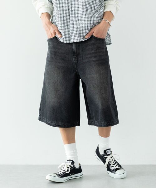 CRAFT STANDARD BOUTIQUE(クラフトスタンダードブティック)の「デニムバギーショーツ(その他パンツ・メンズ・インディゴブルー/ブラック・L/M)」の20枚目の写真
