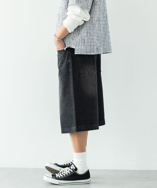 CRAFT STANDARD BOUTIQUE(クラフトスタンダードブティック)の「デニムバギーショーツ(その他パンツ・メンズ・インディゴブルー/ブラック・L/M)」の21枚目の写真