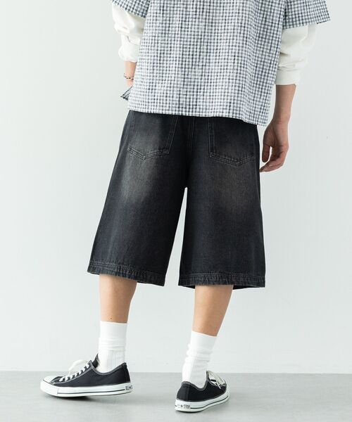 CRAFT STANDARD BOUTIQUE(クラフトスタンダードブティック)の「デニムバギーショーツ(その他パンツ・メンズ・インディゴブルー/ブラック・L/M)」の22枚目の写真