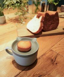 POKETLE（ポケトル）の「【POKETLE/ポケトル】ポケトルネコサラマグ　猫型小皿&マグカップセット  電子レンジ対応・食洗機対応   ギフト（グラス/マグカップ/タンブラー）」